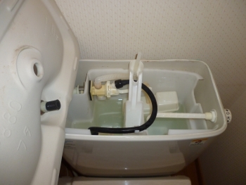 クリーニング後のタンク内(オプション)
